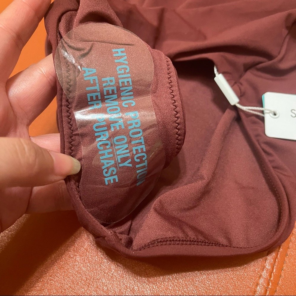 Seafolly Australia One Piece V Neck Maillot Plum 8 - Picture 5 of 11